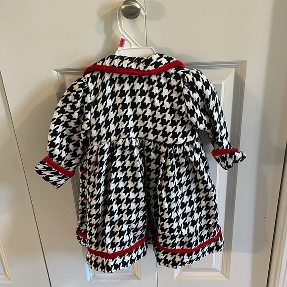 Holiday Editions 2 Piece Black Dress And Overcoat. - Picture 3 of 7